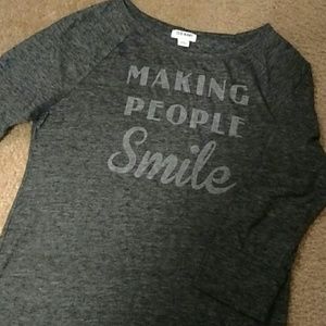 Old Navy 3/4 length sleeves.